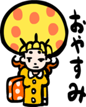 Hair long woman sticker sticker #2682018