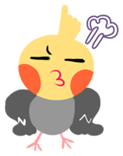 Cockatiel Cotton Candy and Jin's Daily-1 sticker #2682351