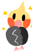 Cockatiel Cotton Candy and Jin's Daily-1 sticker #2682357