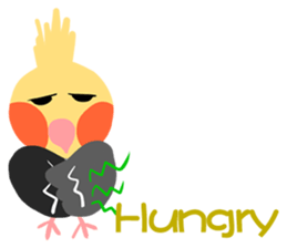 Cockatiel Cotton Candy and Jin's Daily-1 sticker #2682363