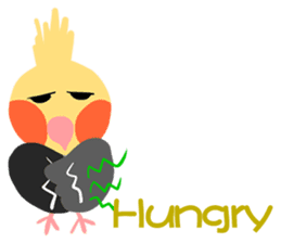 Cockatiel Cotton Candy and Jin's Daily-1 sticker #2682363