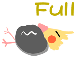 Cockatiel Cotton Candy and Jin's Daily-1 sticker #2682364