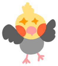 Cockatiel Cotton Candy and Jin's Daily-1 sticker #2682370