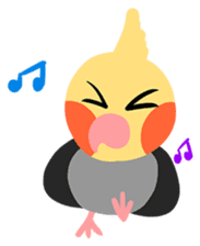 Cockatiel Cotton Candy and Jin's Daily-1 sticker #2682375