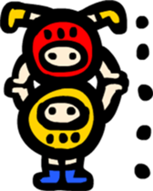 Dharma wrestler sticker #2682488