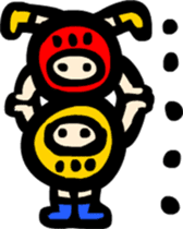 Dharma wrestler sticker #2682488