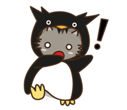 Cat wanna be Penguin sticker #2682744