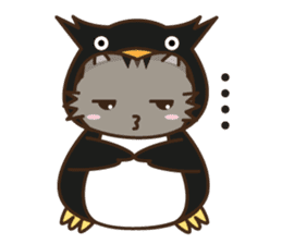 Cat wanna be Penguin sticker #2682747