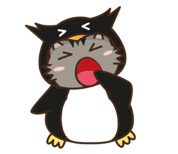 Cat wanna be Penguin sticker #2682748