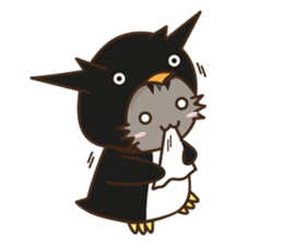 Cat wanna be Penguin sticker #2682752