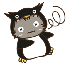 Cat wanna be Penguin sticker #2682753