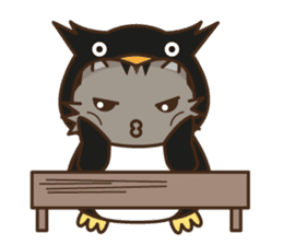 Cat wanna be Penguin sticker #2682760