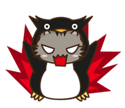 Cat wanna be Penguin sticker #2682761