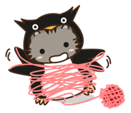Cat wanna be Penguin sticker #2682766