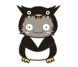 Cat wanna be Penguin sticker #2682772