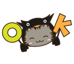 Cat wanna be Penguin sticker #2682778