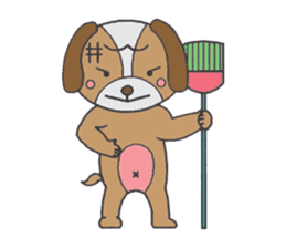 Love's lop-eared dog sticker #2682825