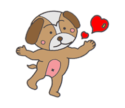 Love's lop-eared dog sticker #2682829