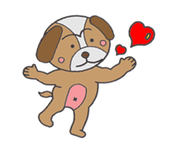 Love's lop-eared dog sticker #2682829