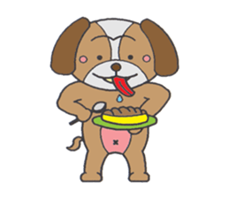 Love's lop-eared dog sticker #2682831