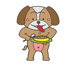 Love's lop-eared dog sticker #2682831