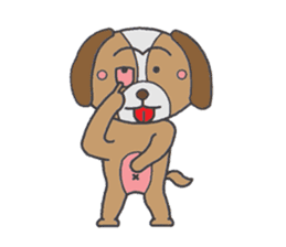 Love's lop-eared dog sticker #2682837