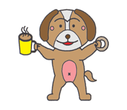 Love's lop-eared dog sticker #2682838