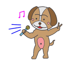 Love's lop-eared dog sticker #2682839