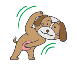 Love's lop-eared dog sticker #2682844