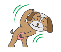 Love's lop-eared dog sticker #2682844