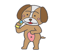 Love's lop-eared dog sticker #2682846