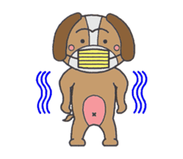 Love's lop-eared dog sticker #2682848