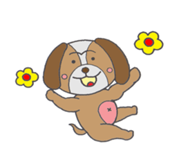 Love's lop-eared dog sticker #2682849