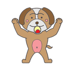 Love's lop-eared dog sticker #2682850