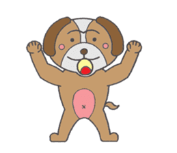 Love's lop-eared dog sticker #2682850