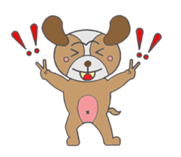 Love's lop-eared dog sticker #2682851