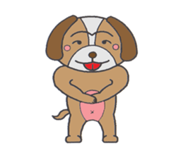 Love's lop-eared dog sticker #2682853