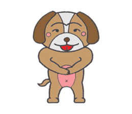 Love's lop-eared dog sticker #2682853