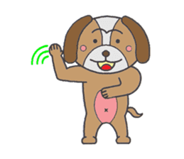 Love's lop-eared dog sticker #2682854