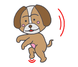 Love's lop-eared dog sticker #2682857