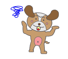 Love's lop-eared dog sticker #2682858