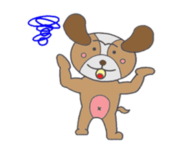 Love's lop-eared dog sticker #2682858