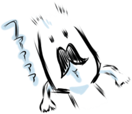 mustache boy. sticker #2682864