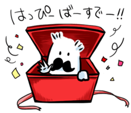 mustache boy. sticker #2682876