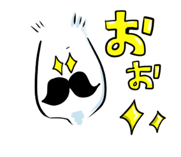 mustache boy. sticker #2682881