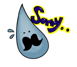 mustache boy. sticker #2682884