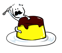 mustache boy. sticker #2682896