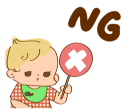 bullish tone baby sticker #2683104