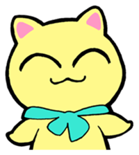 Lei Cat  basic-style sticker #2683300