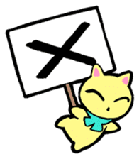 Lei Cat  basic-style sticker #2683309
